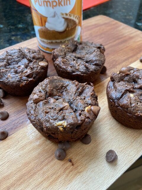 Flourless Chocolate Muffins