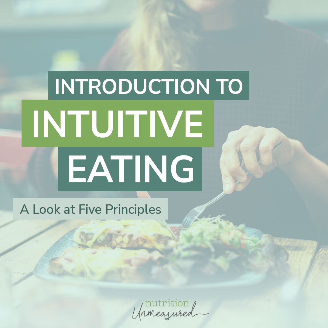 Introduction to intuitive eating principles