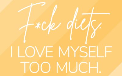 Our Weight (Obsession) Is Killing Us
